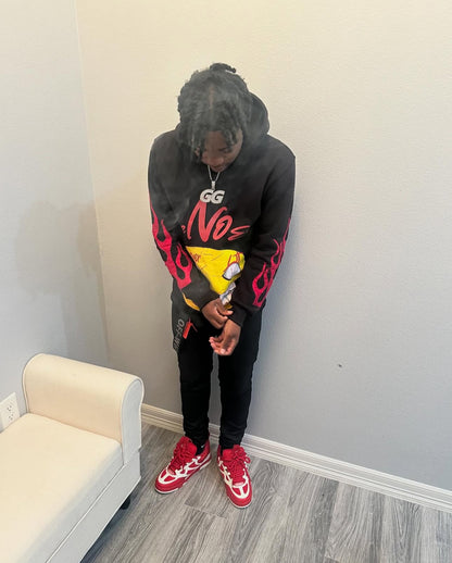 See no evil hoodie black